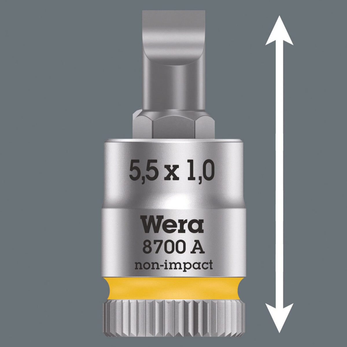 Wera Zyklop 1/4" Slotted socket bit