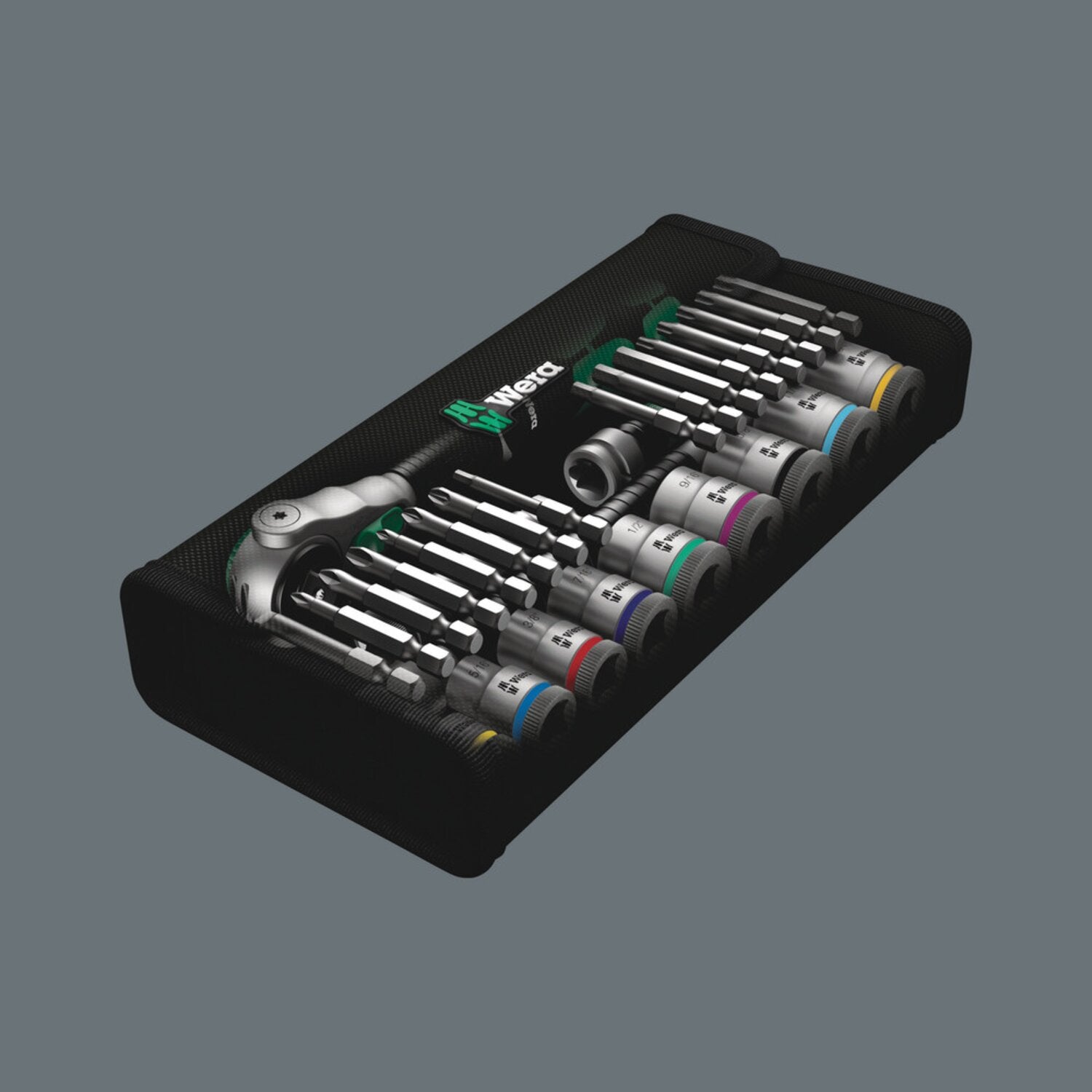 Wera Zyklop ratchet kit 29 pcs - 3/8" drive US sizes