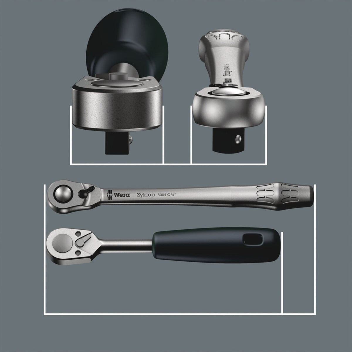 Wera Zyklop metal ratchet 3/8" drive