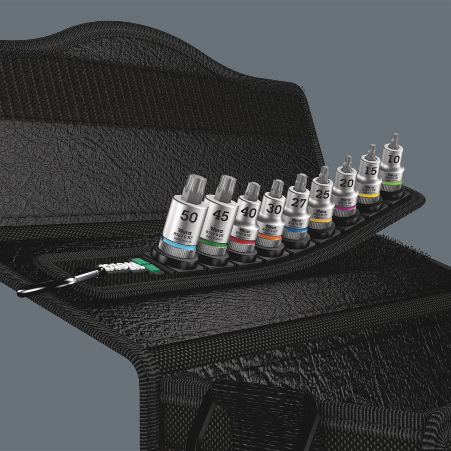 Wera socket belt with 3/8" drive Torx® socket bits