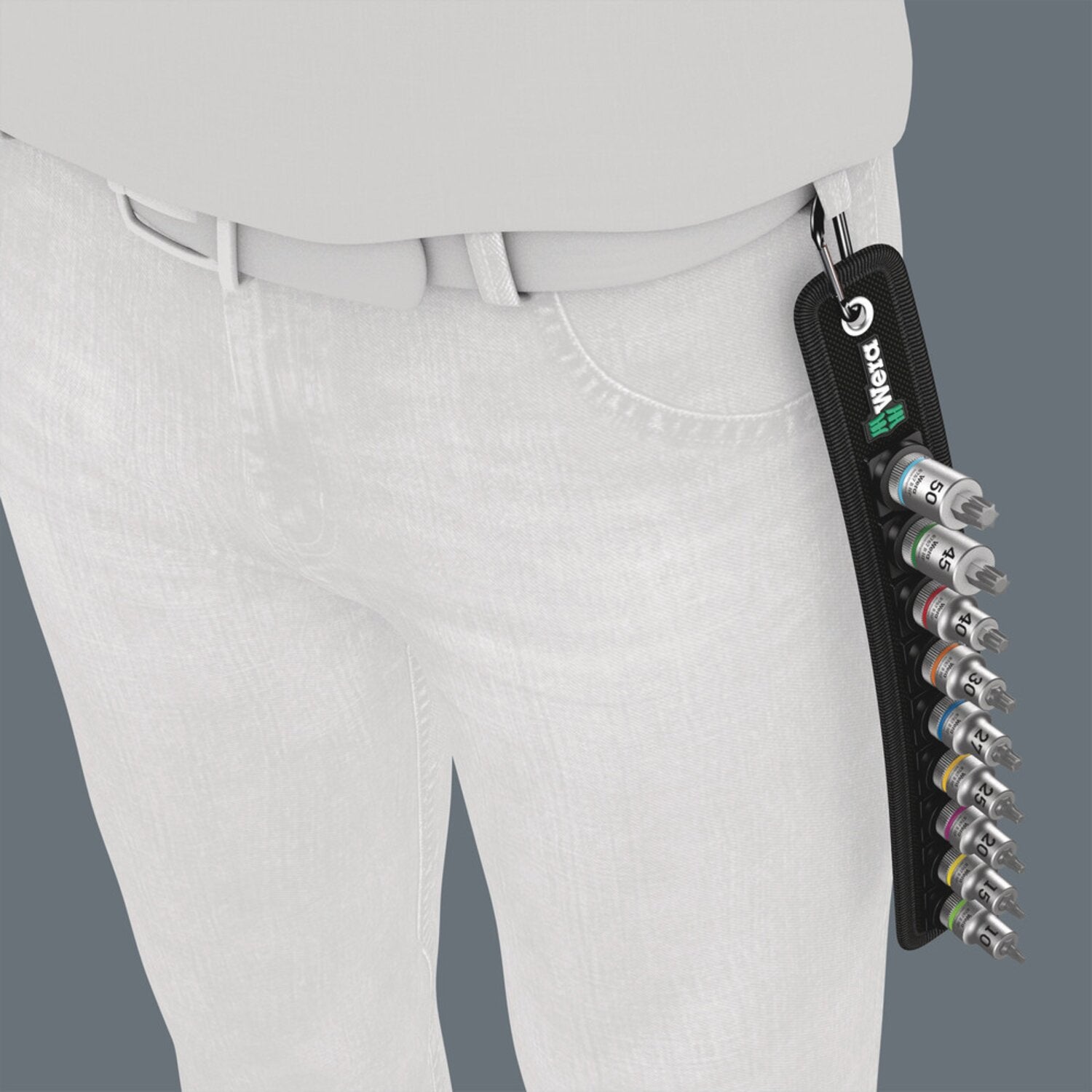 Wera socket belt with 3/8" drive Torx® socket bits