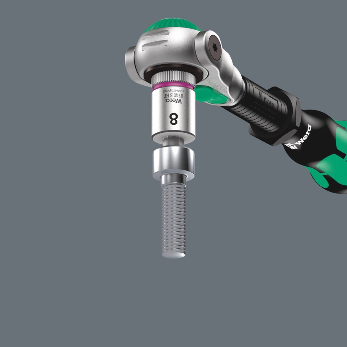 Wera Zyklop 3/8" Hex socket bit w/ holding function US sizes