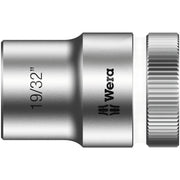 Wera Zyklop 1/2" socket - US sizes 19/32"