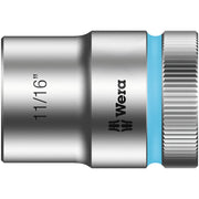 Wera Zyklop 1/2" socket - US sizes 11/16"