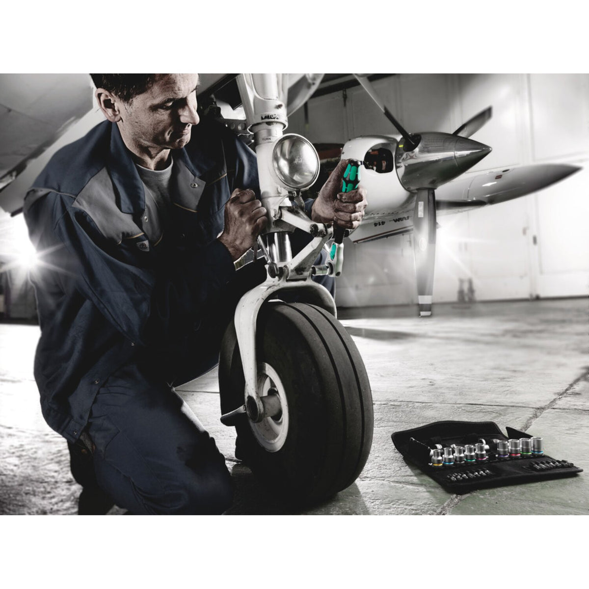 Wera Zyklop 1/2" socket - US sizes 1"