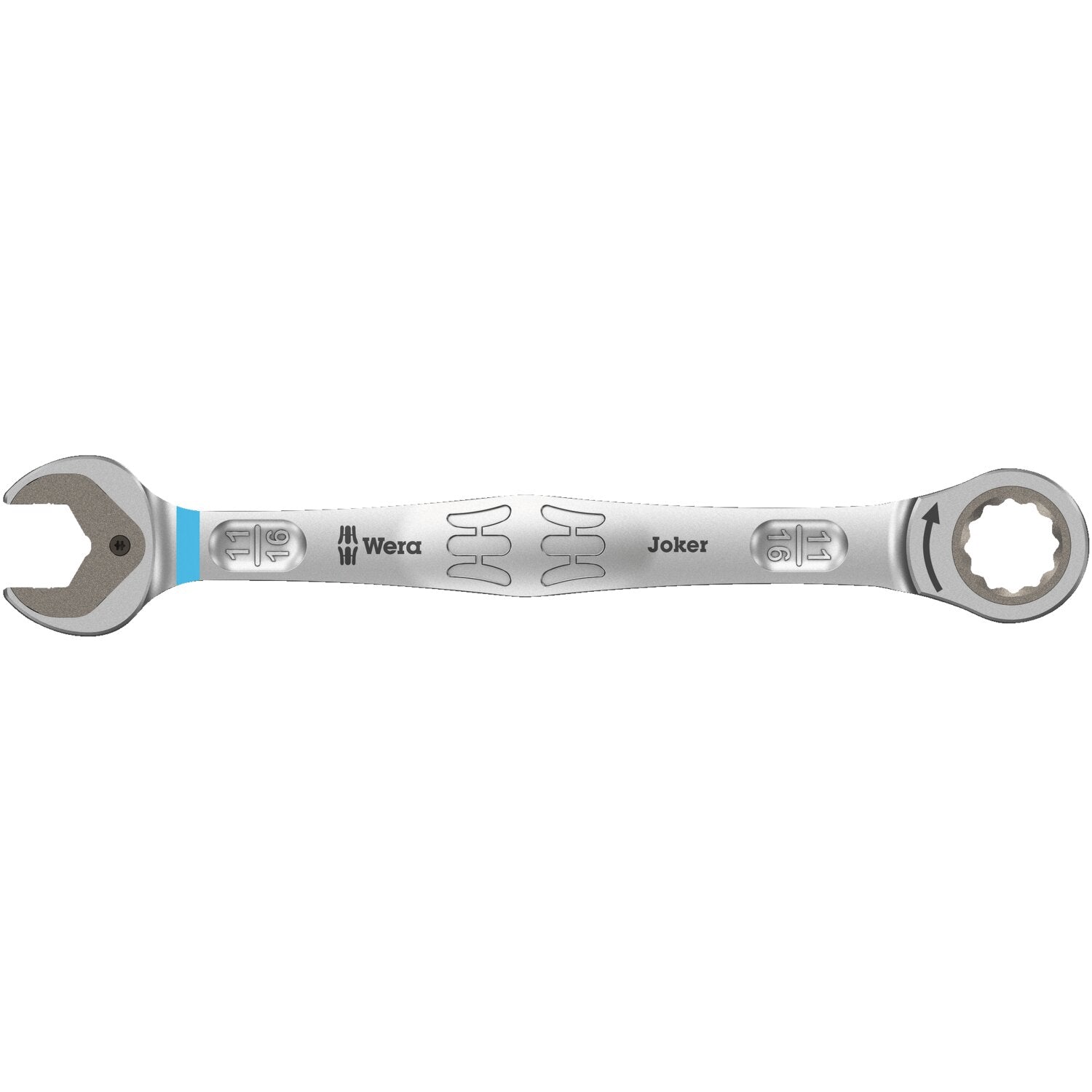 Wera ratcheting wrench open/ box end 11/16" Joker - US sizes