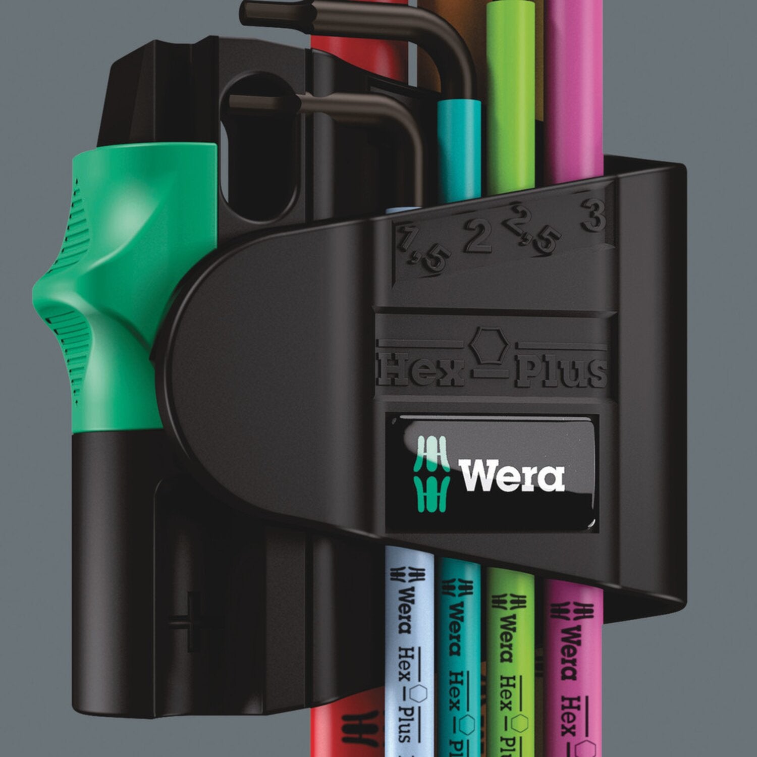Wera hex key set multicolor Magnet - Metric