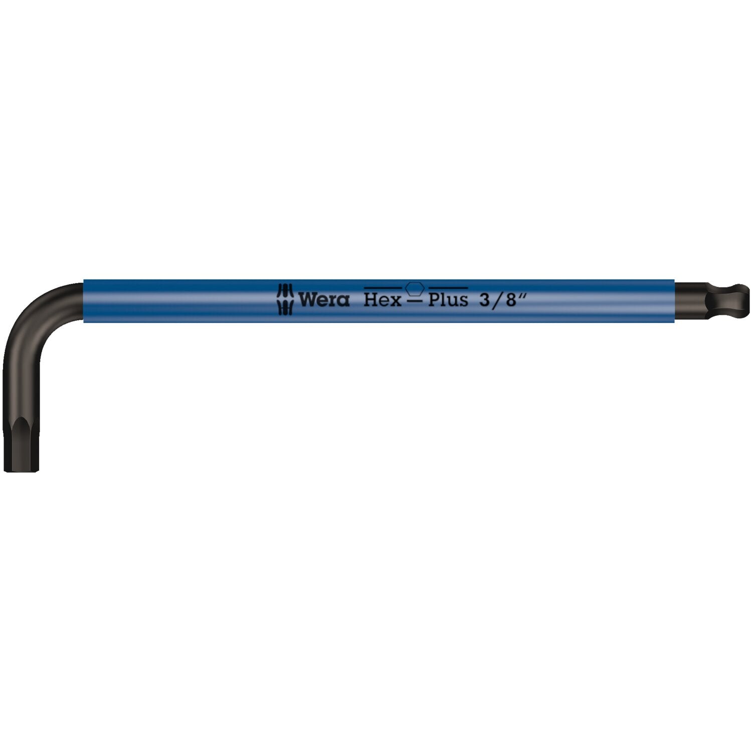 Wera hex key multicolor blue - US sizes 3/8"