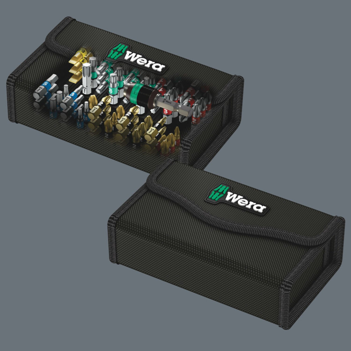 Wera bit assortment 60 pcs - and Rapidiaptor bit holder