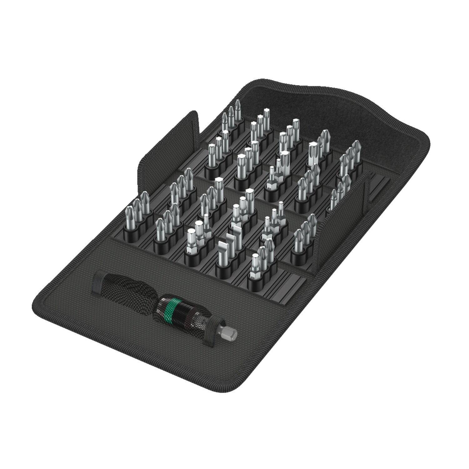 Wera bit assortment 60 pcs - and Rapidiaptor bit holder