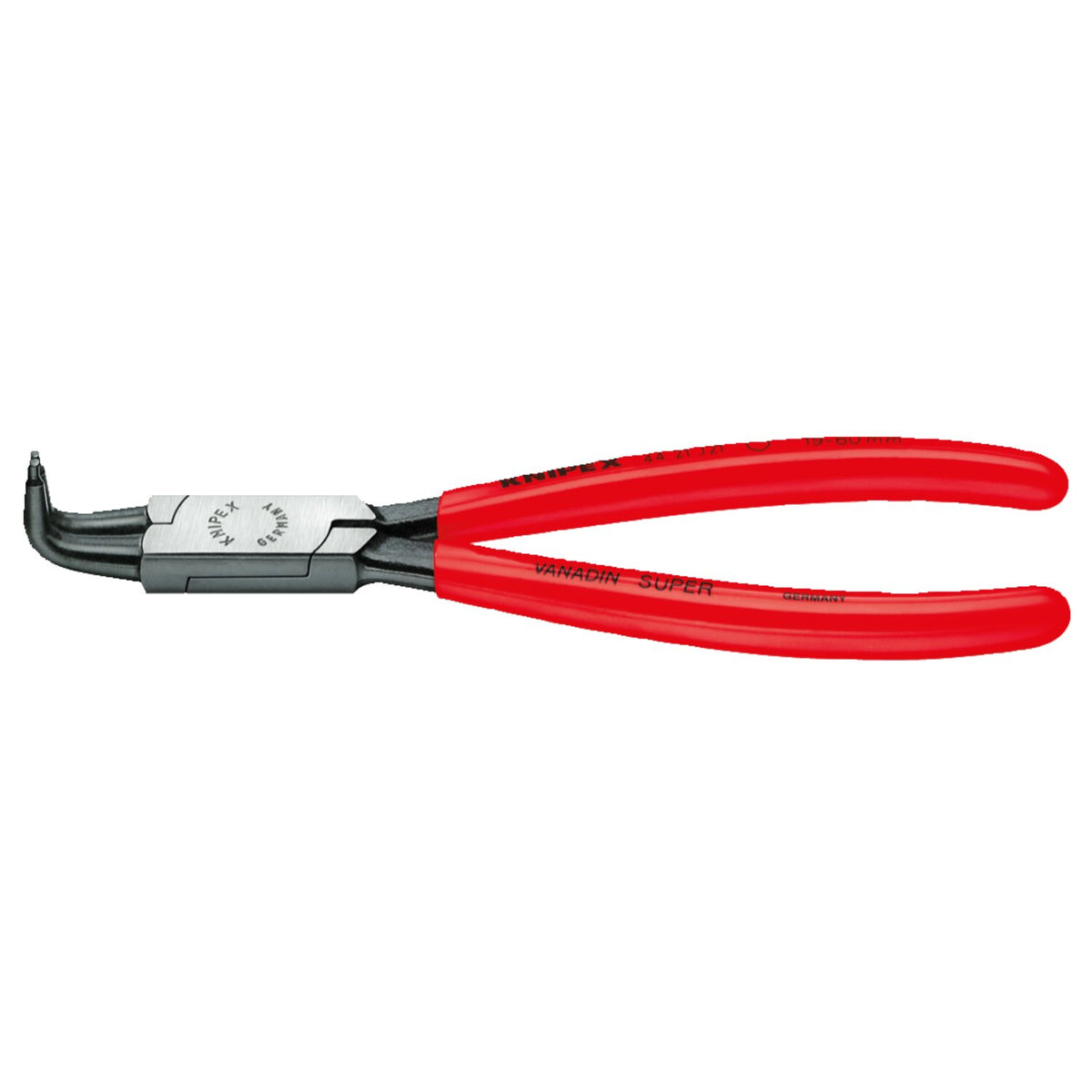 Knipex internal circlip pliers with 90° angled tips