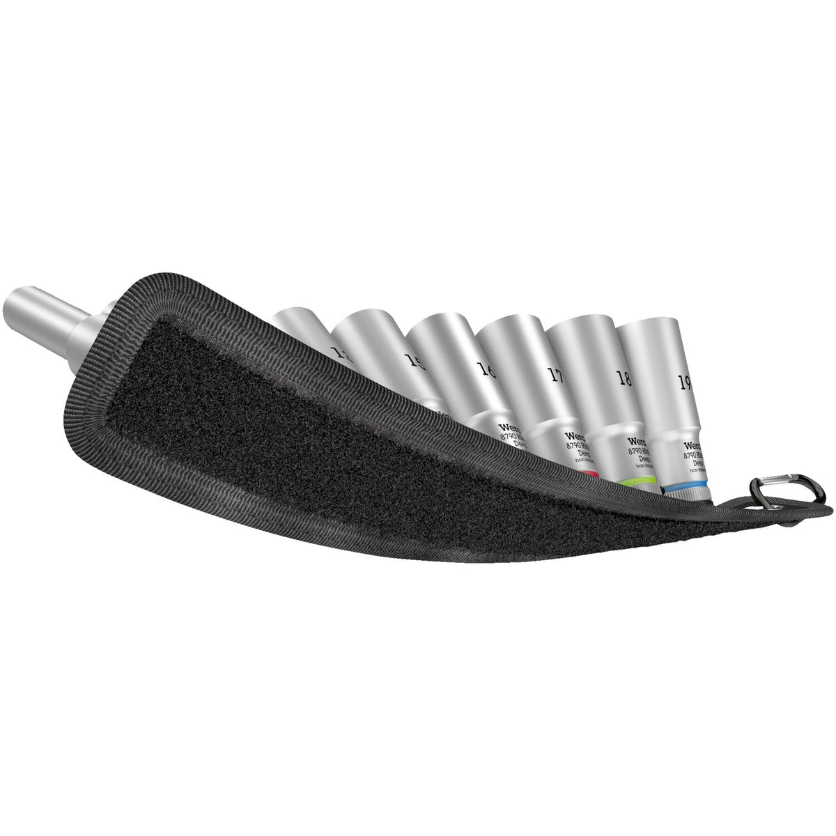 Wera socket belt with hex deep sockets - Metric