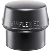 Halder insert for Simplex mallet 60mm rubber - Medium hard