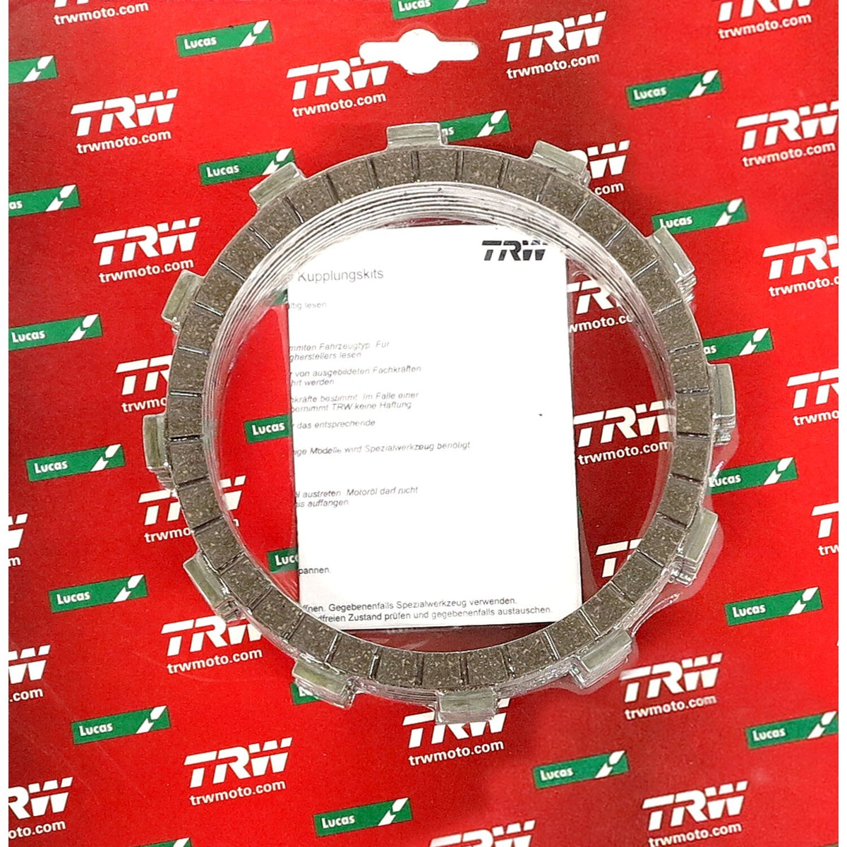 TRW clutch plate kit frictions discs