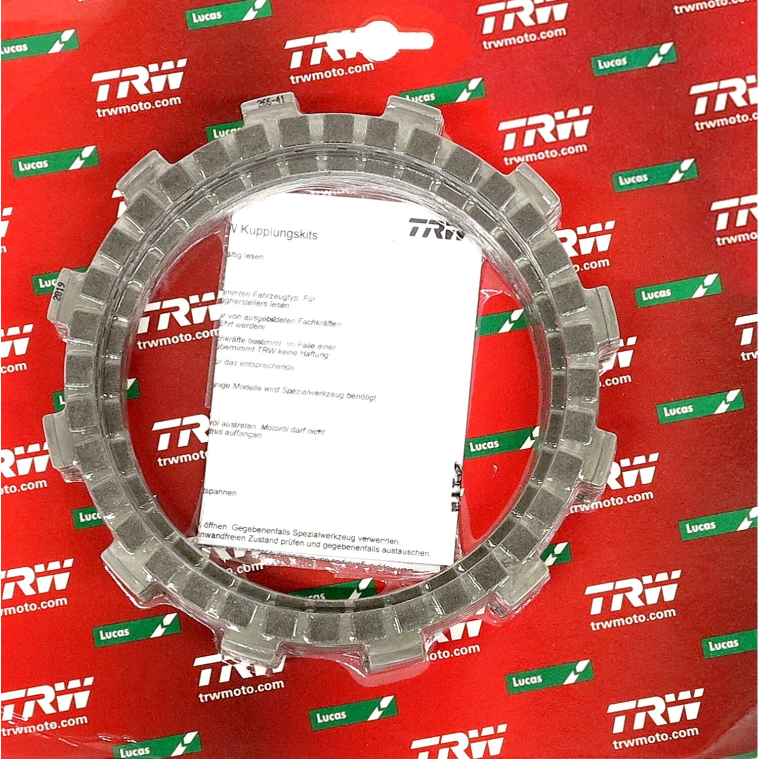 TRW clutch plate kit frictions discs