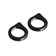 Killer Custom speedometer housing brackets - 1" Black