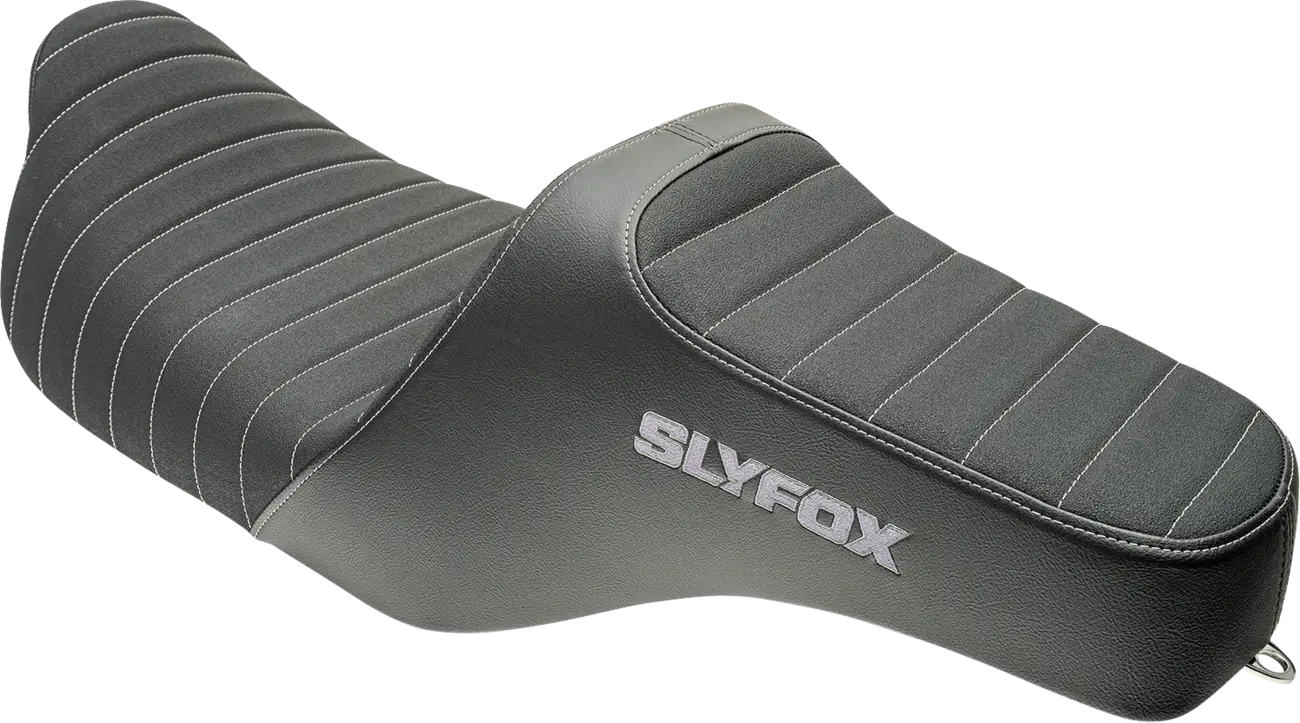 Slyfox High Noon Seat - 2-up Motorcycle Seat