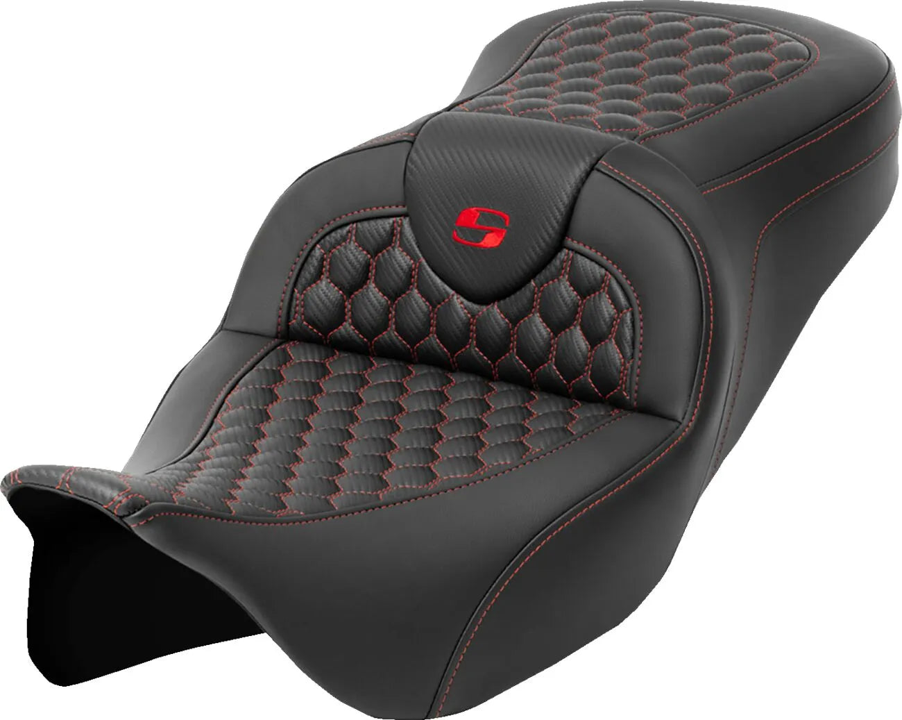 Saddlemen Honeycomb Roadsofa Seat - For Harley Davidson