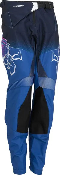 Moose Offroad Youth Agroid Racewear Pants - Black/Blue/Pink