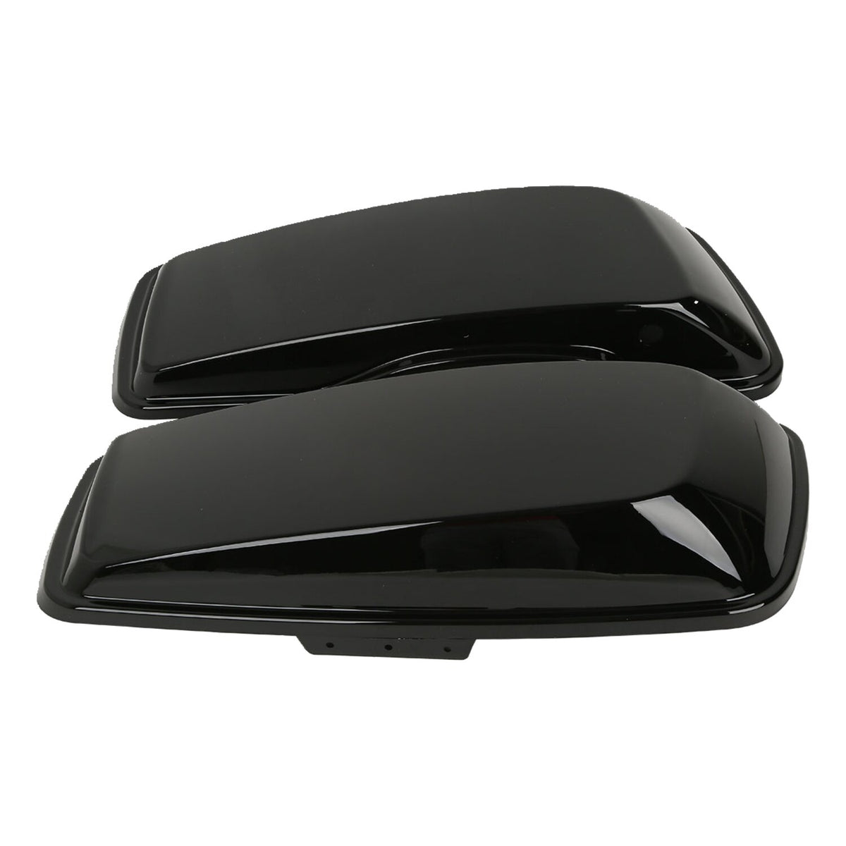 MCS Saddlebag lid set - Black