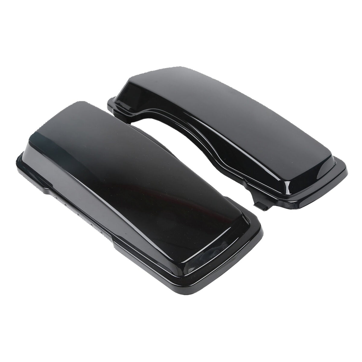 MCS Saddlebag lid set - Black