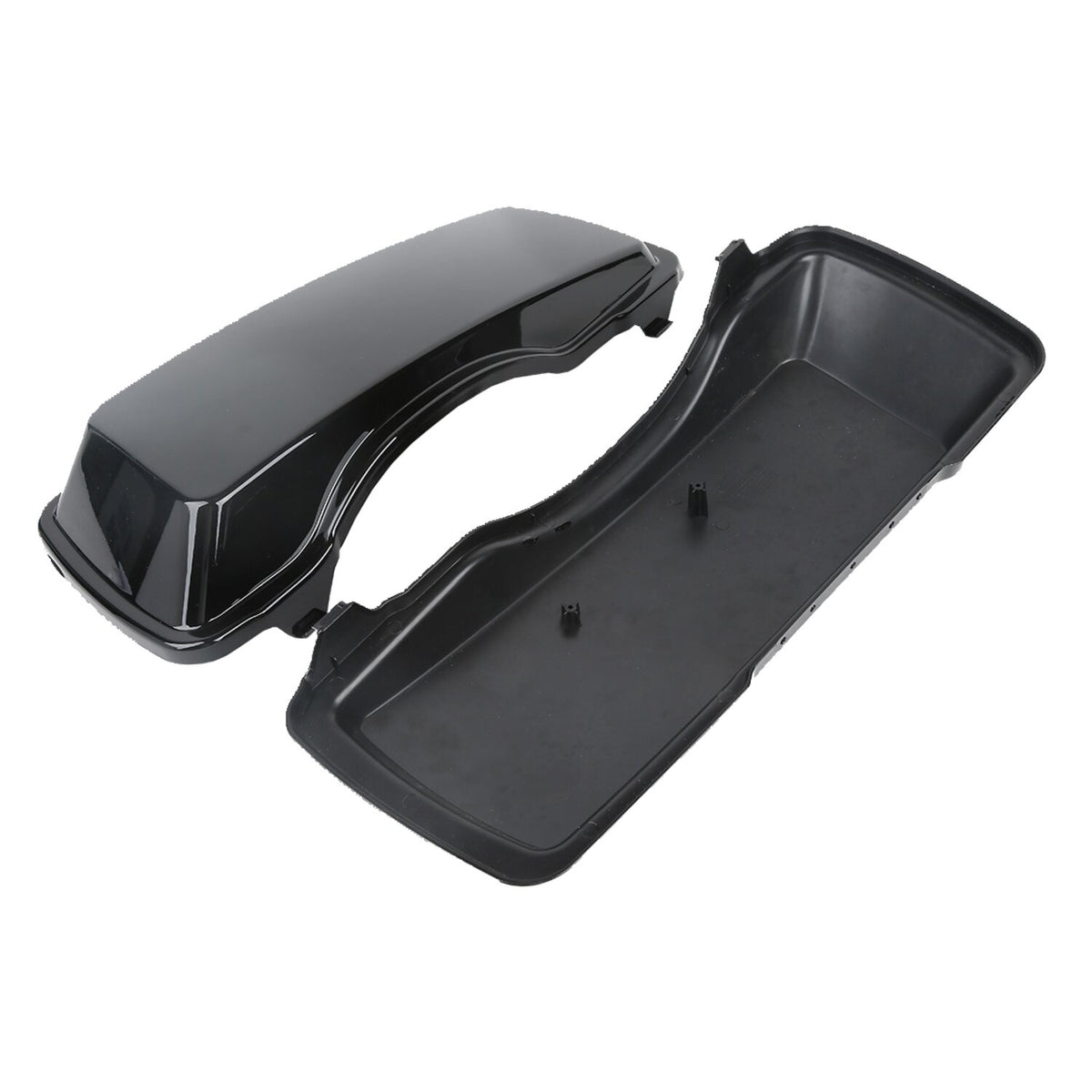 MCS Saddlebag lid set - Black