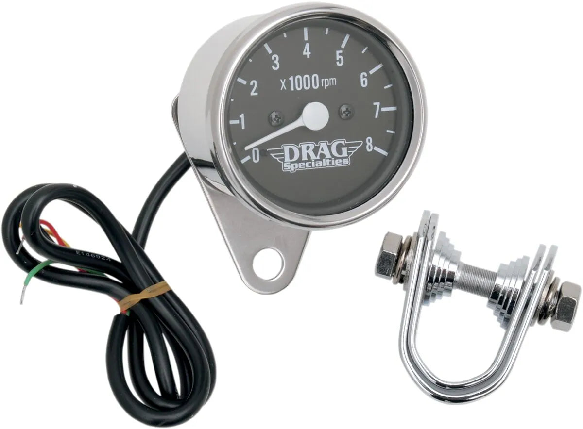 Drag Specialties 2.4" Mini Electronic Tachometer