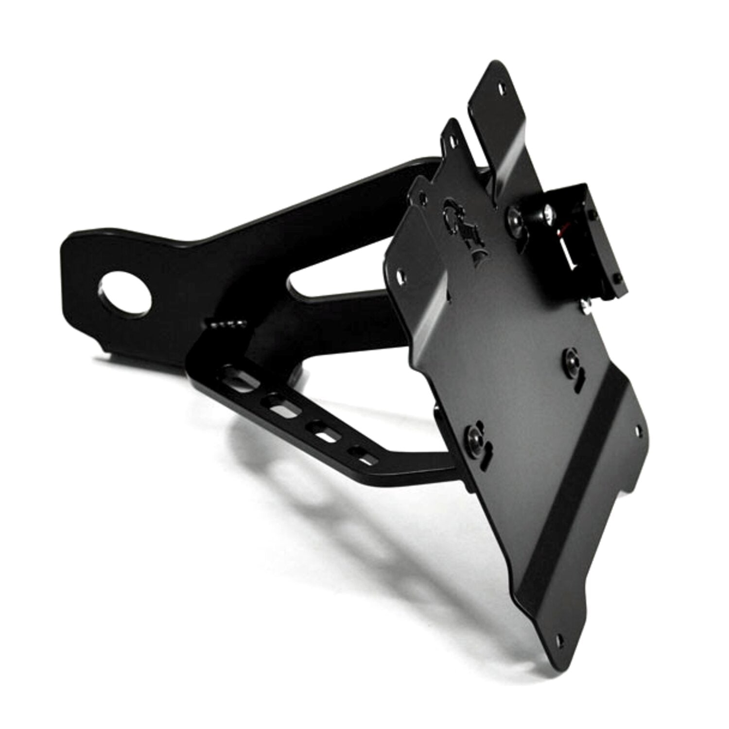 Zieger side mount license plate bracket kit - Black