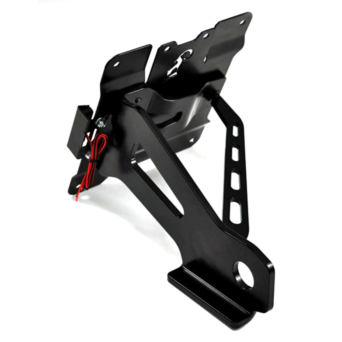 Zieger side mount license plate bracket kit - Black