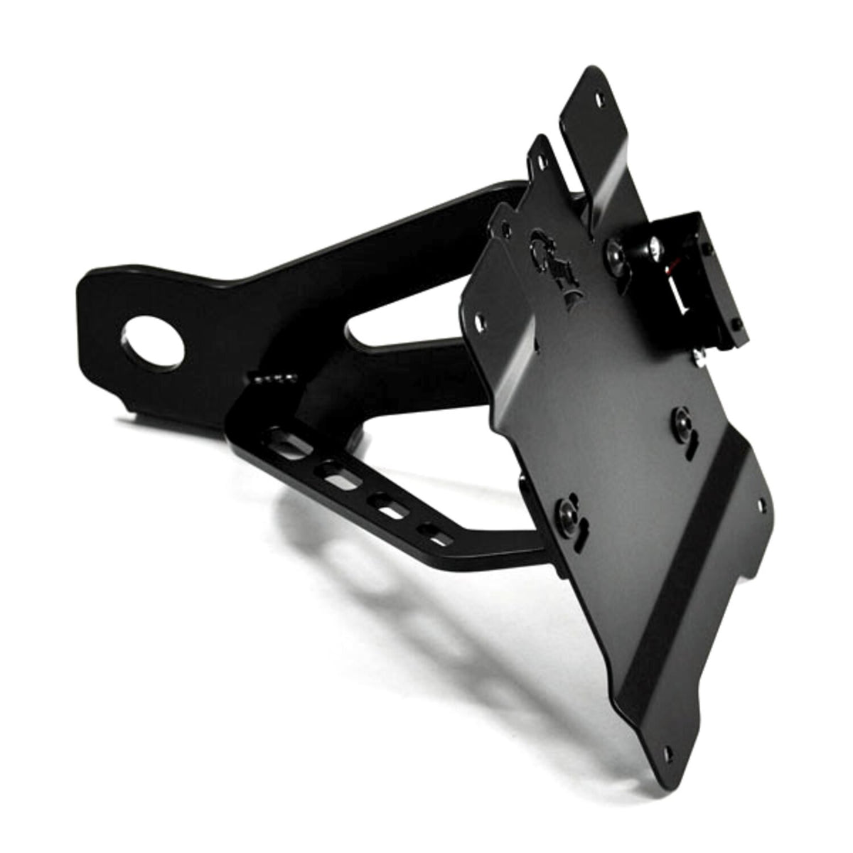 Zieger side mount license plate bracket kit - Black