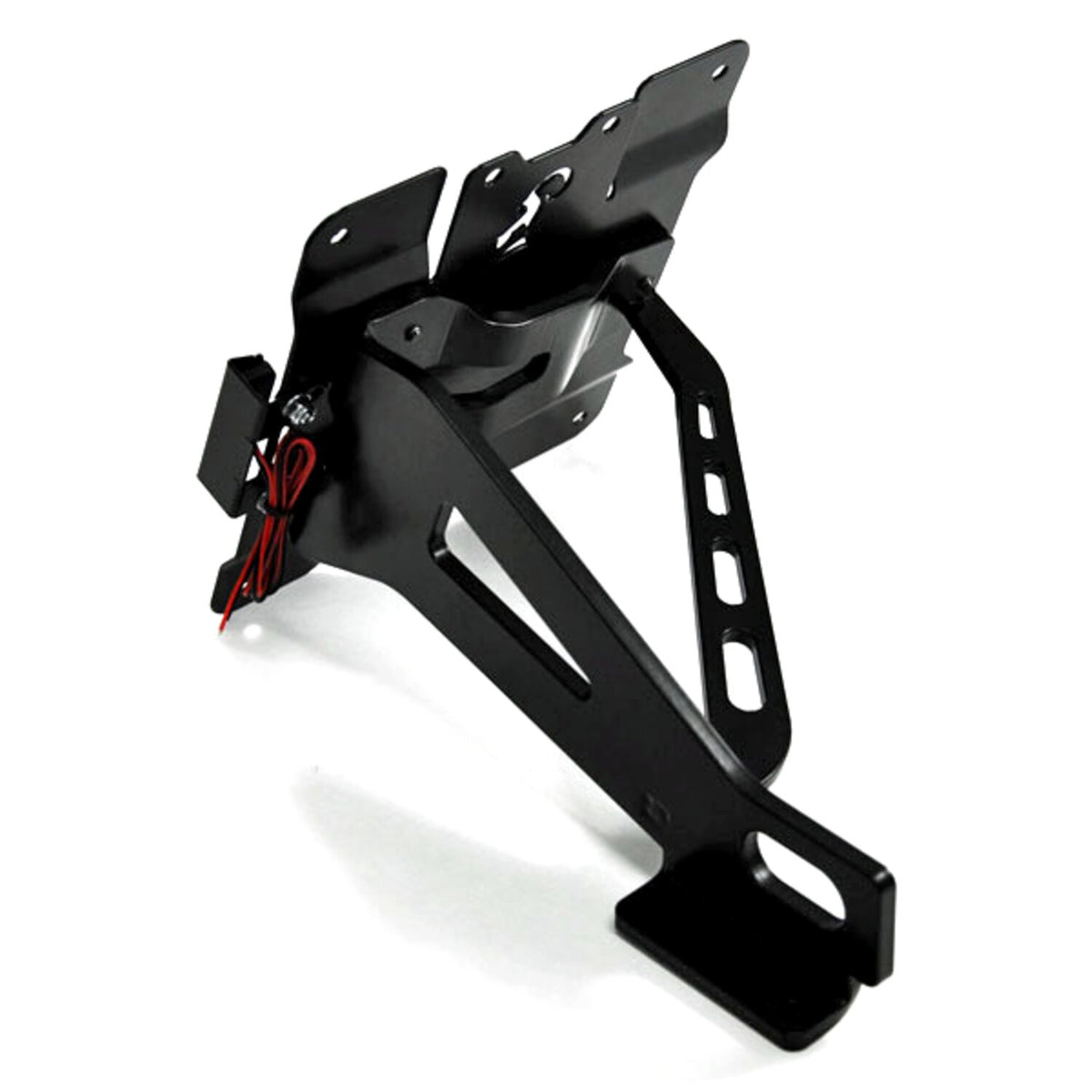 Zieger side mount license plate bracket kit - Black