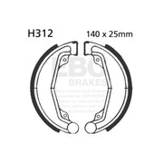 EBC plain brake shoes