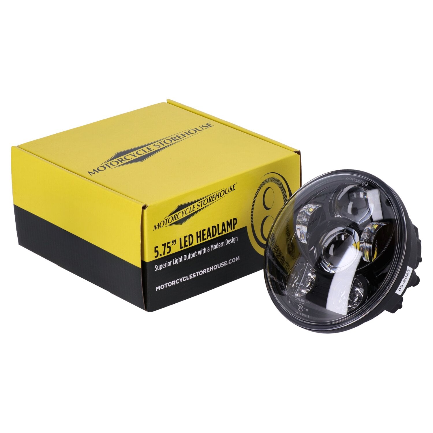 MCS Bright 5-3/4" LED headlamp unit - Black
