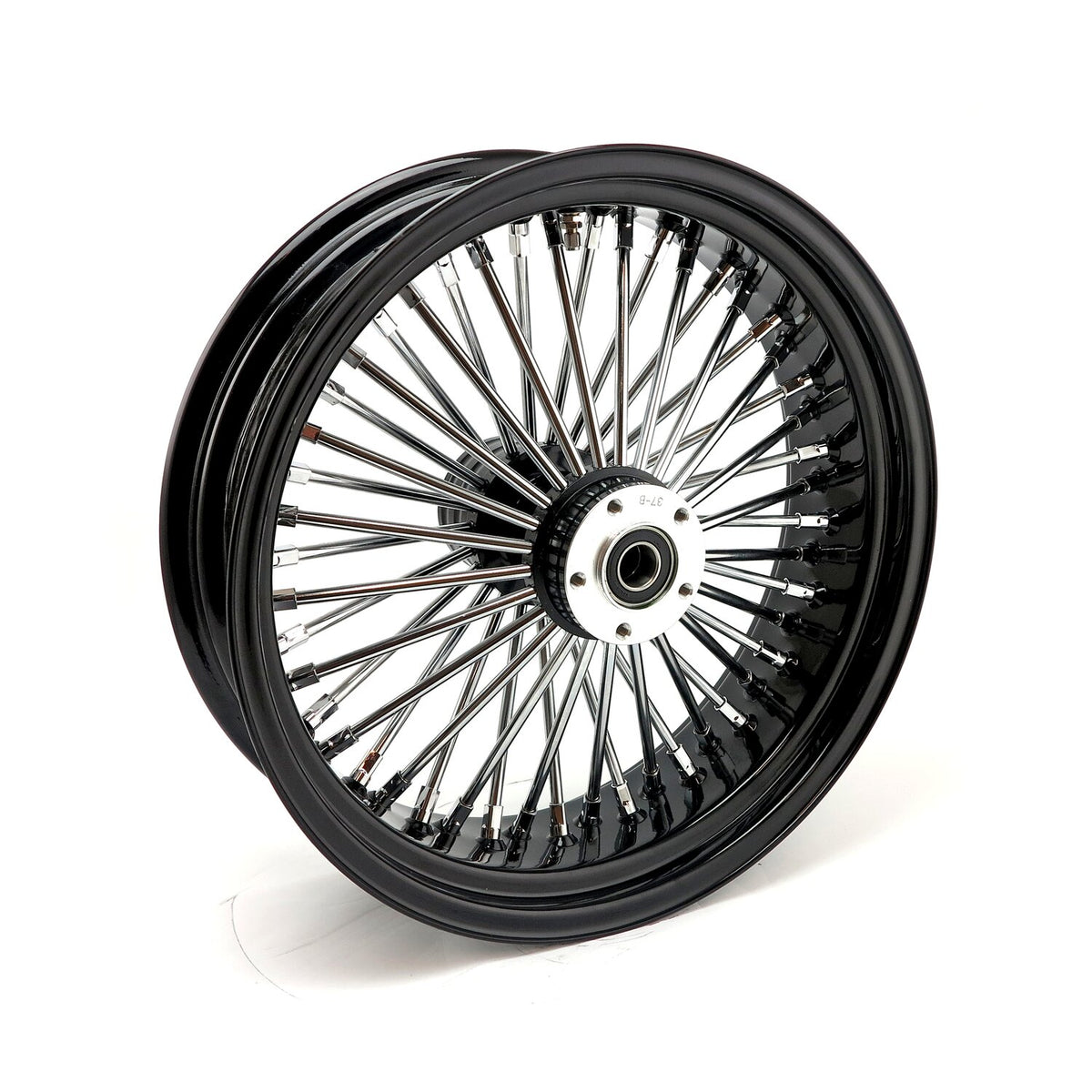 MCS radial 48 fat spoke rear wheel 5.50 x 18 black