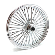 MCS radial 48 fat spoke front wheel 3.50 x 21 SF chrome