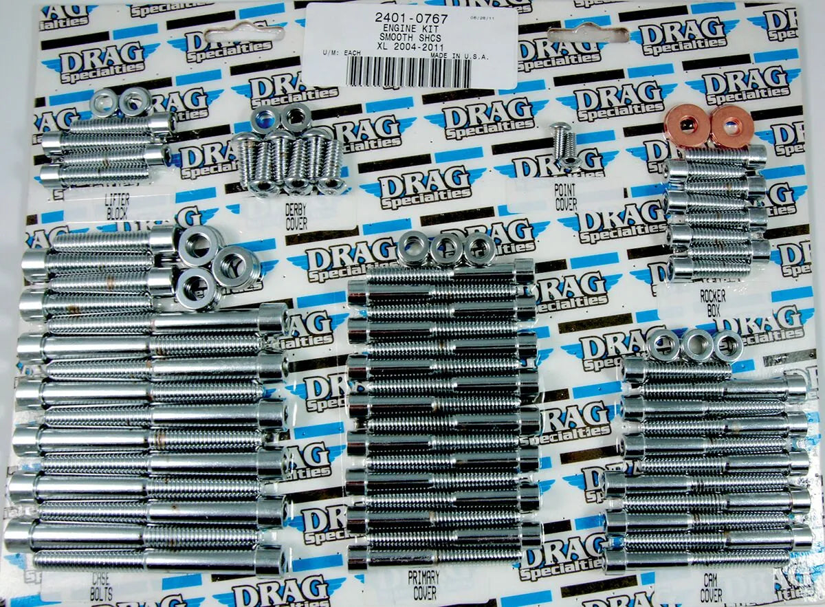 Drag Specialties Smooth Motor Bolt Kit Harley Davidson Sportster