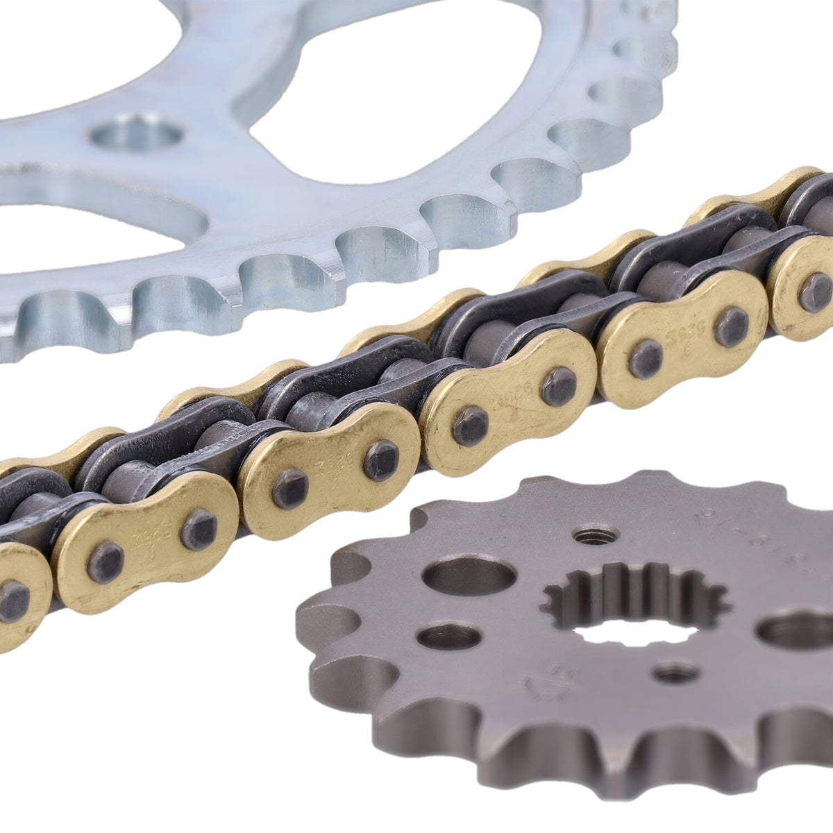 JT Sprockets /Tsubaki sprocket and chain kit 530 Sigma gold X-ring