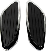 Cobra Swept Floorboard Kit - Chrome & Black