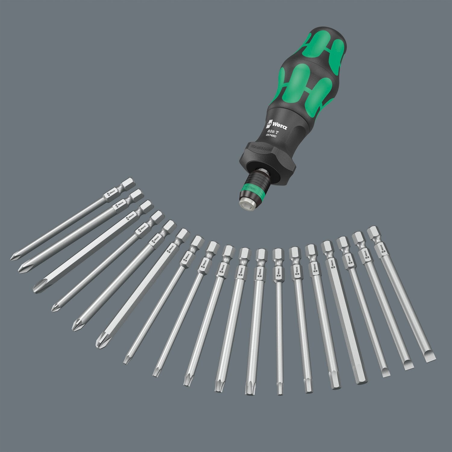 Wera Kraftform kompakt turbo 1 - 19-pc bit set