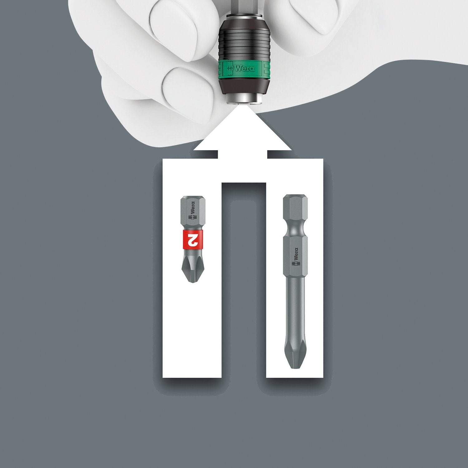 Wera Kraftform kompakt turbo 1 - 19-pc bit set
