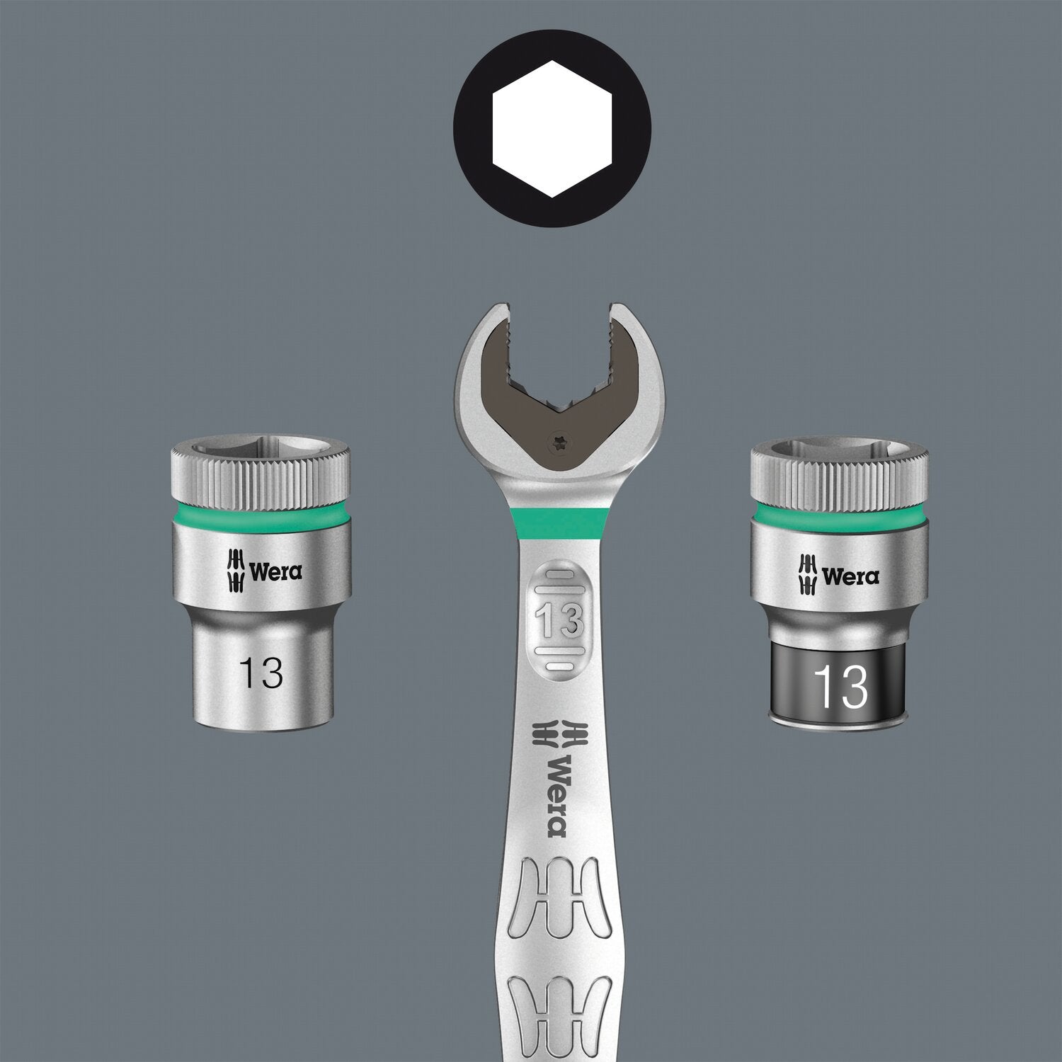 Wera wrench double open end 27/32 Joker