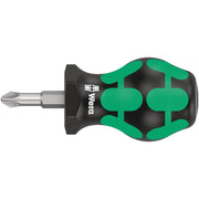 Wera Stubby screwdriver series 355 PZ2 for Pozidriv screws