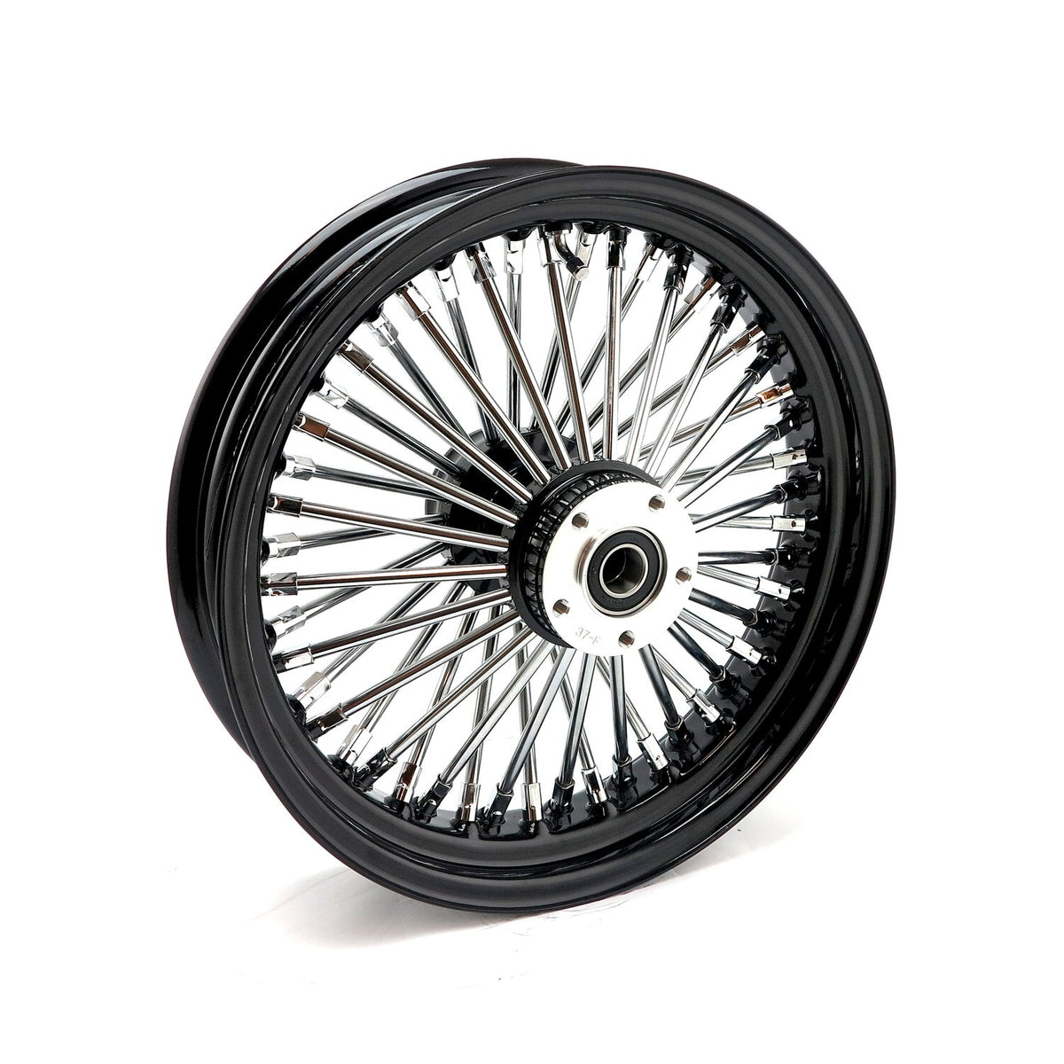 MCS radial 48 fat spoke rear wheel 3.50 x 16 black