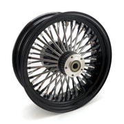 MCS radial 48 fat spoke rear wheel 5.50 x 16 black