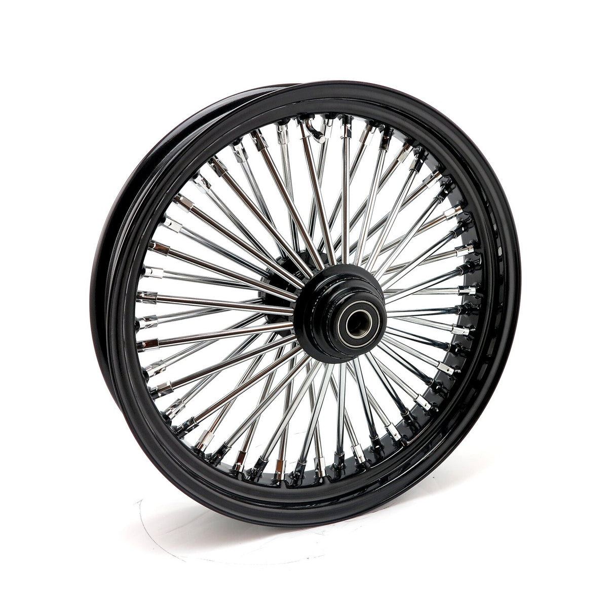 MCS radial 48 fat spoke front wheel 3.50 x 18 SF black