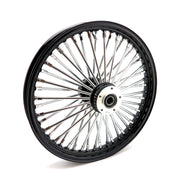 MCS radial 48 fat spoke front wheel 2.15 x 19 DF black