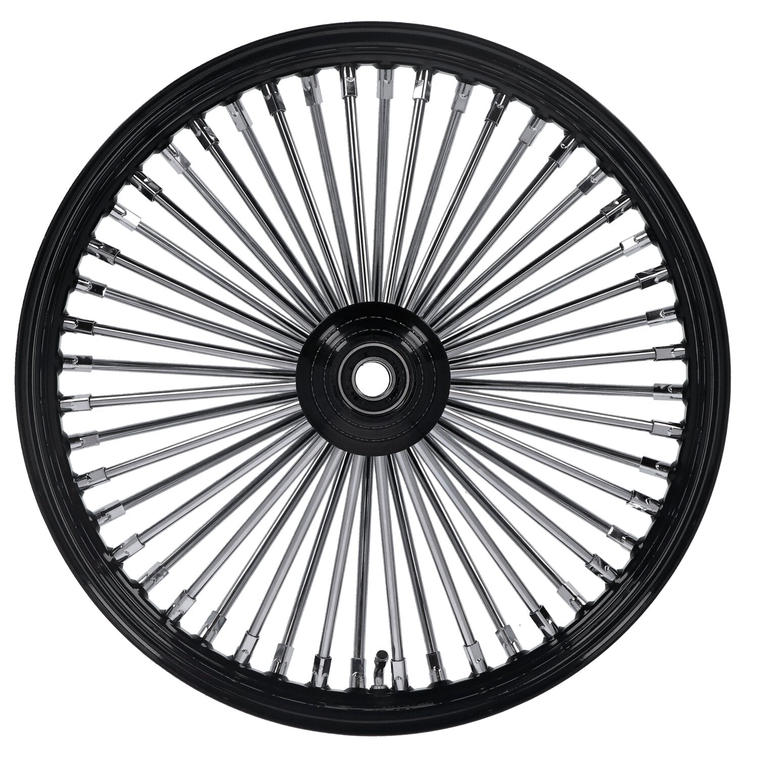 MCS radial 48 fat spoke front wheel 2.15 x 19 SF black