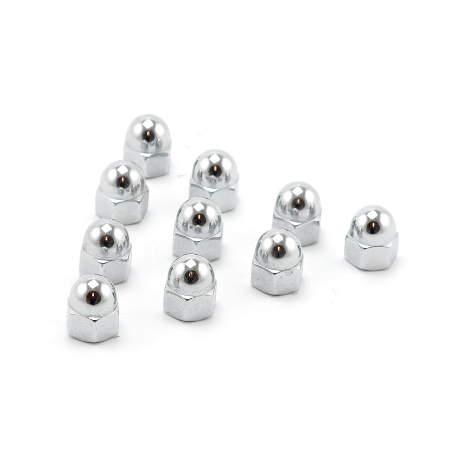 Colony - M6 x 1.0 acorn nuts chrome - Low Crown