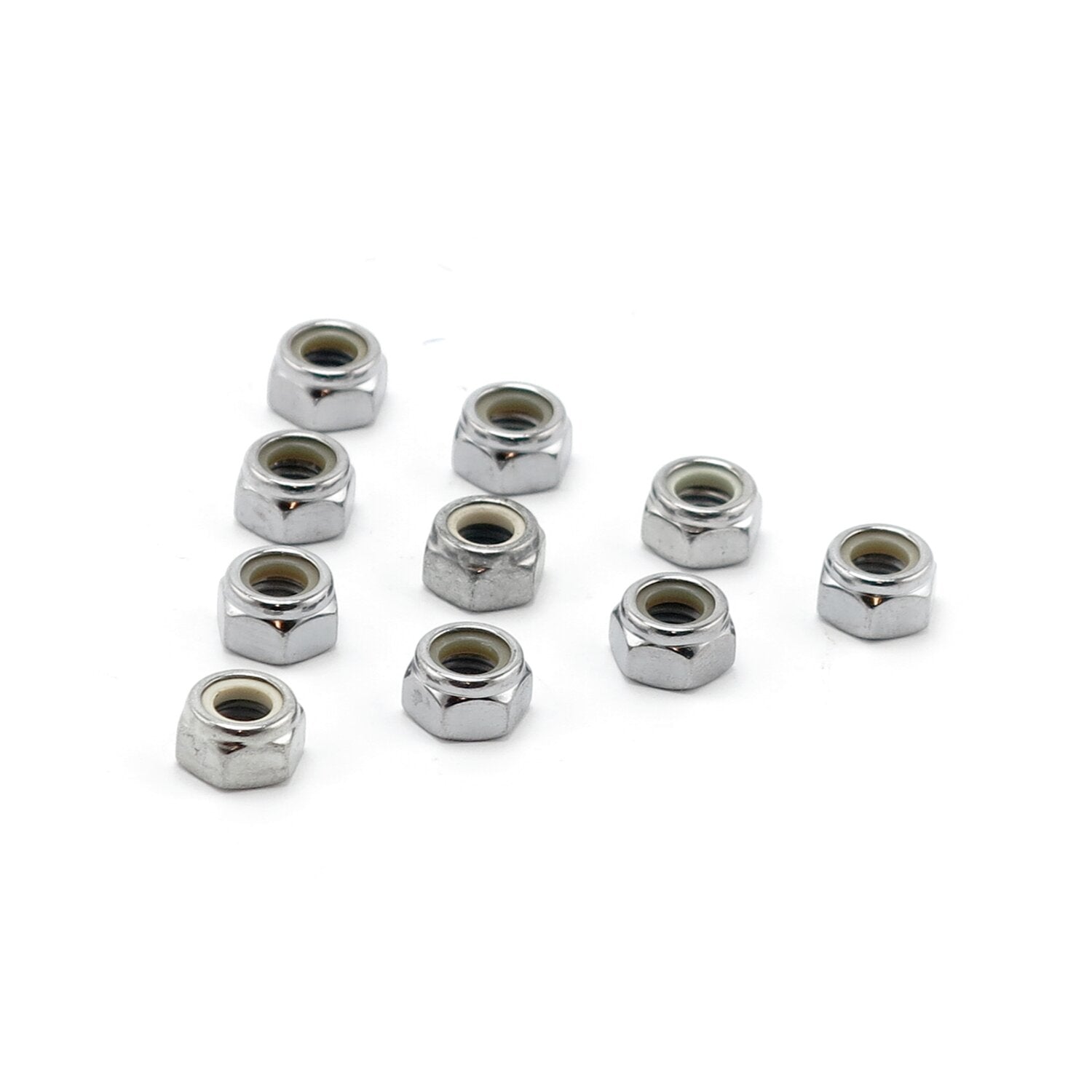 Colony M10 x 1.50 Nylon insert lock nuts - Chrome