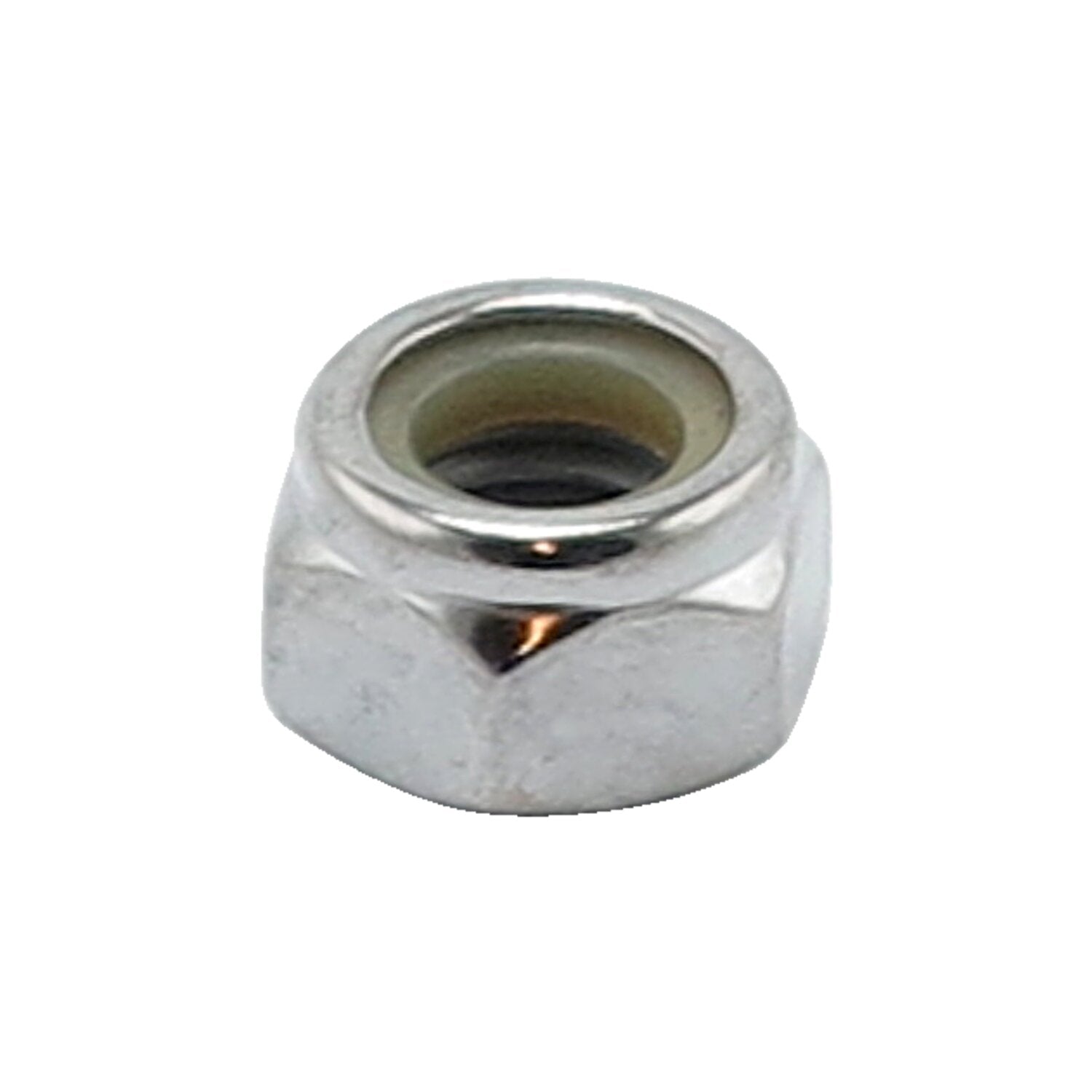 Colony M8 x 1.25 Nylon insert lock nuts - Chrome